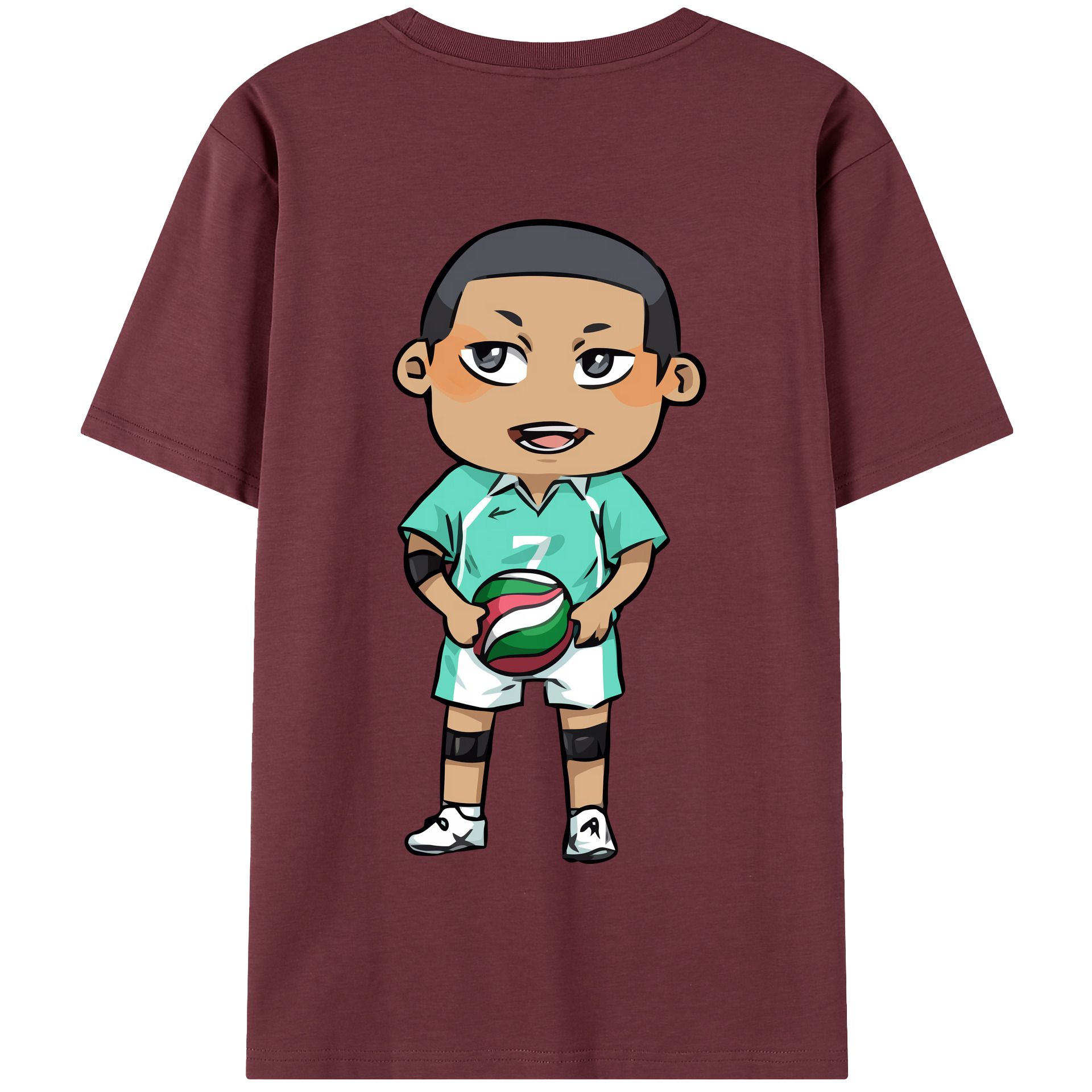 （画像用） ハイキュー!! Haikyu!! 綿100％半袖Tシャツ（背面プリント）